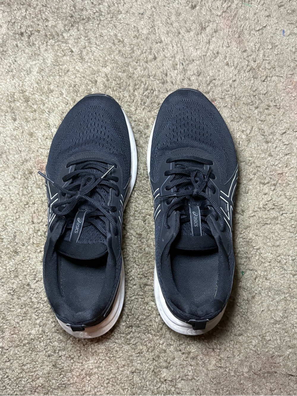 ASICS Women’s GEL-Contend 9 Black White Running Shoes Size 11W Wide